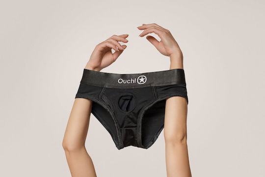Harness Vibrating Strap-on High-cut Brief Xs S