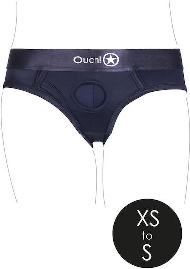Harness Vibrating Strap-on High-cut Brief Xs S