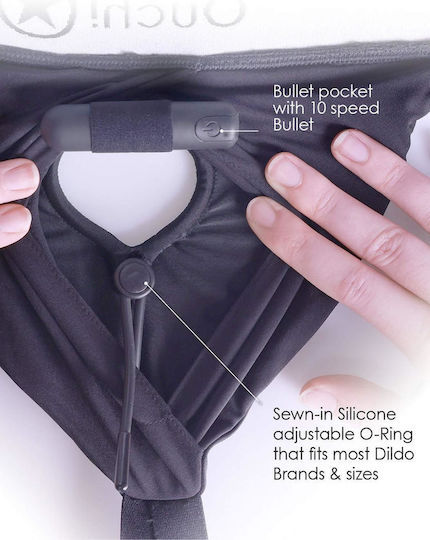 Harness Panties Strap-on Vibrating Strap-on Hipster Xs S