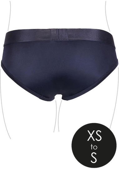 Harness Vibrating Strap-on High-cut Brief Xs S