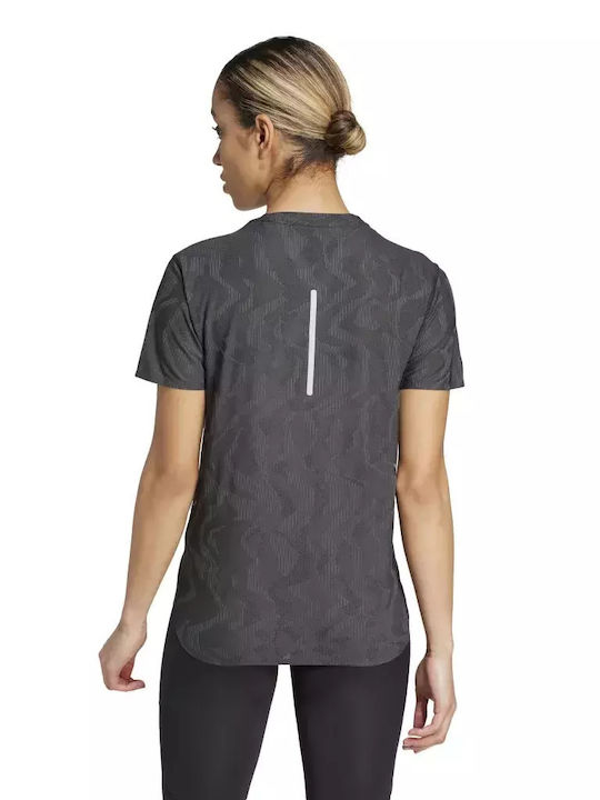 Adidas Women's Athletic Blouse Short Sleeve Black