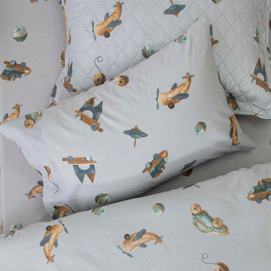 Borea Kids Duvet Cover Single Light Blue 160x240cm