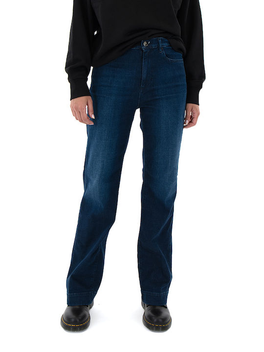 Replay Women's Jean Trousers in Relaxed Fit Blue