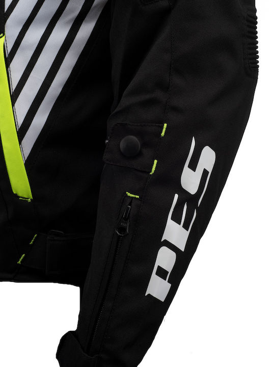 Мъжко Мотоциклетно яке Cordura Водоустойчив Черен