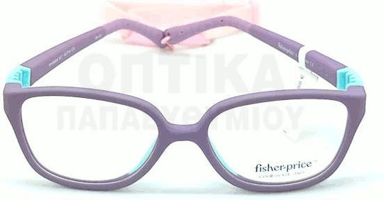 Fisher Price Children's Plastic Eyeglass Frame Purple FPVN006 VLT