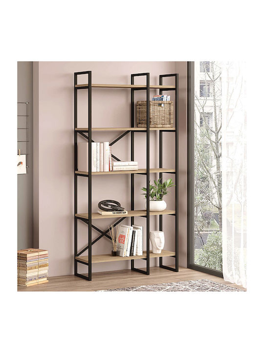 Βιβλιοθήκη Dusan Sepet Oak 87.5x30x175εκ.