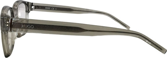 Hugo Acetate Prescription Eyeglass Frame Grey HG1158-KB7-50