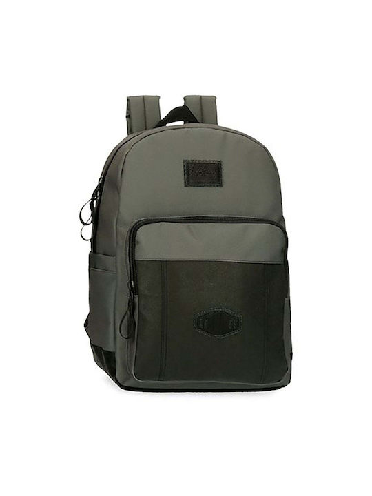 Pepe Jeans Men's Fabric Backpack with USB Port Grey