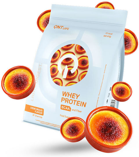 QNT Light Digest Whey Protein Molke Glutenfrei mit Geschmack Creme Brulee 500gr