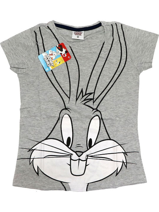 Warner Bros Kids' Pajamas Summer Gray Looney Tunes