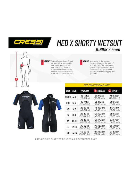 CressiSub Neoprenanzug Med X 2,5mm CressiSub Neoprenanzug Med X 2,5mm
