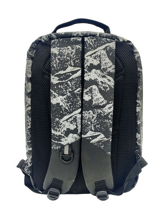 Gift-Me Backpack Αδιάβροχο Γκρι