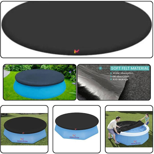 Winter Poolabdeckung Blau