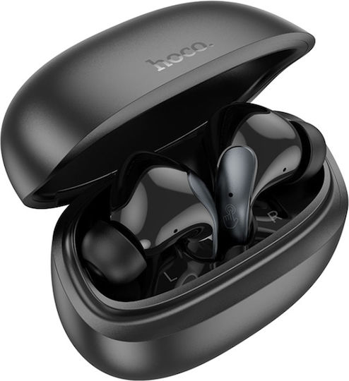 Hoco EQ5 Energy Earbud Bluetooth Handsfree Ακουστικά με Θήκη Φόρτισης Μαύρα