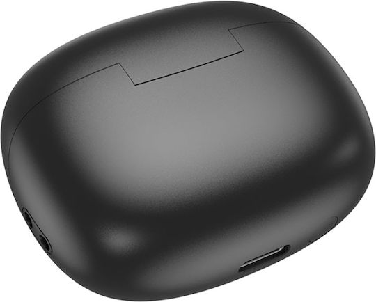 Hoco EQ5 Energy Earbud Bluetooth Handsfree Ακουστικά με Θήκη Φόρτισης Μαύρα