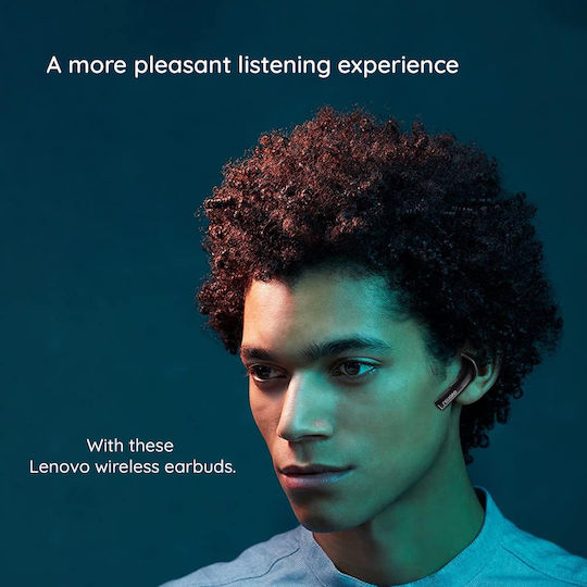 Lenovo ThinkPlus LivePods LP1 In-Ear Bluetooth-Freisprecheinrichtung Kopfhörer mit Ladeetui Schwarz