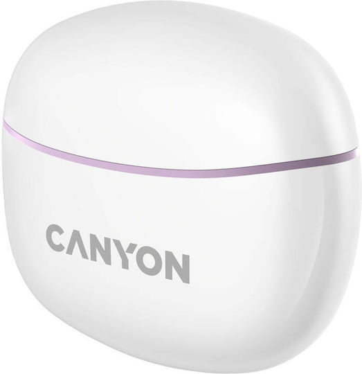 Canyon TWS-5 In-ear Bluetooth Handsfree Earphones with Charging Case Purple