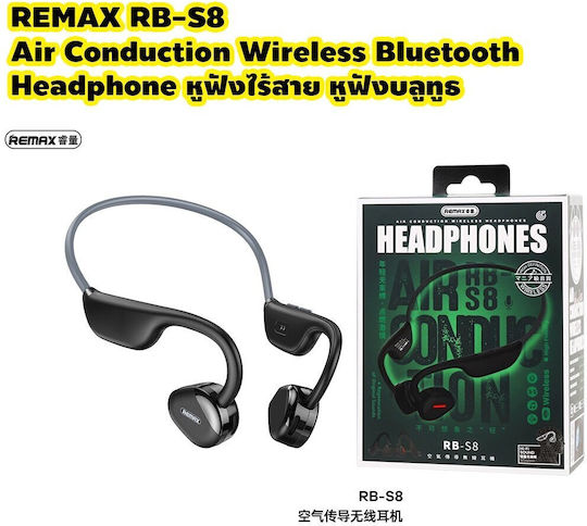 Remax RB-S8 Open Ear Bluetooth Handsfree Căști cu Rezistență la Transpirație Negru