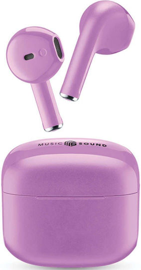 Cellular Line Swag In-ear Bluetooth Handsfree Căști cu Carcasă de Încărcare Violet