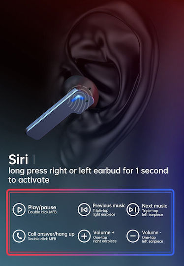 Fineblue Kingkong In ear Bluetooth хендсфри Слушалки с Кутийка за Зареждане Жълт