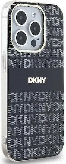 DKNY Iml Mono & Stripe Magsafe Case Back Cover Plastic Negru (iPhone 13)