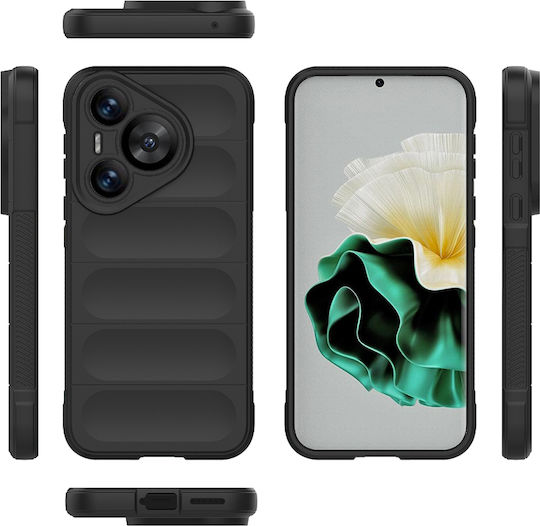Techsuit Magic Back Cover Silicone Black (Huawei Pura 70)