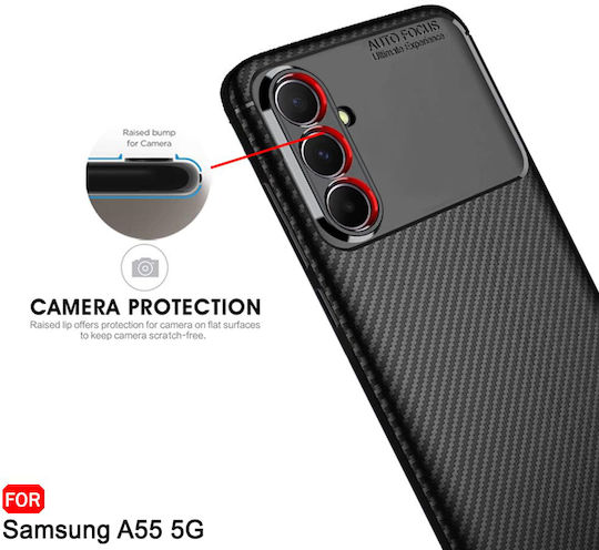 Techsuit Back Cover Silicon Negru (Google Pixel 9 / 9 Pro)