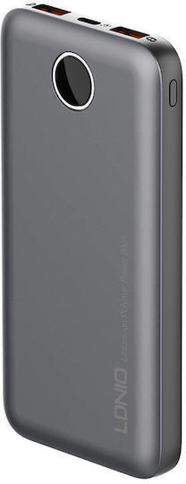 Ldnio PQ10 Power Bank 10000mAh 22.5W cu 2 Porturi USB-A Gri