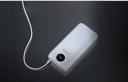 Romoss SW30 Power Bank 26800mAh 18W with 2 USB-A Ports and USB-C Port Power Delivery / Quick Charge 3.0 White