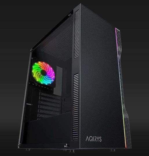 Aqirys Electra Midi Tower Κουτί Υπολογιστή Μαύρο