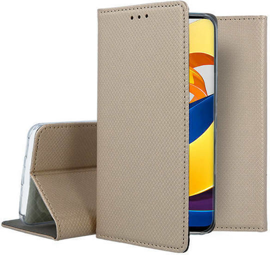 Magnet Book Πλαστικό Μαγνητικό Χρυσό (Poco M4 Pro 5G / Redmi Note 11s 5G)