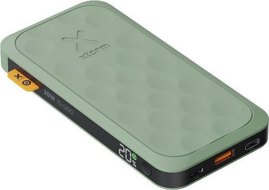 Xtorm Fuel Power Bank 10000mAh 20W Бързо зареждане 3.0 Зелен