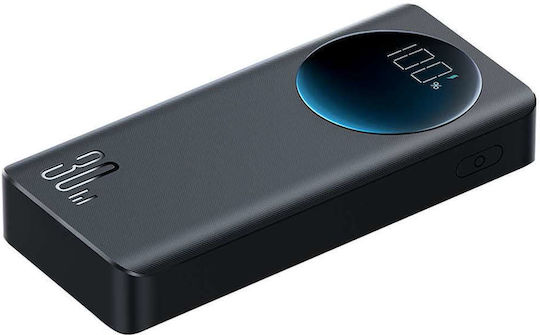 Joyroom JR-PBF03 Power Bank 30000mAh 30W with 2 USB-A Ports and USB-C Port Quick Charge 3.0 Black
