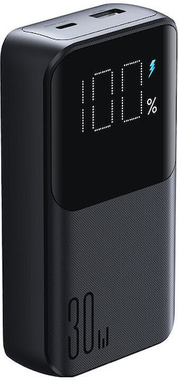 Joyroom Power Bank 10000mAh 30W with USB-A Port and USB-C Port Black