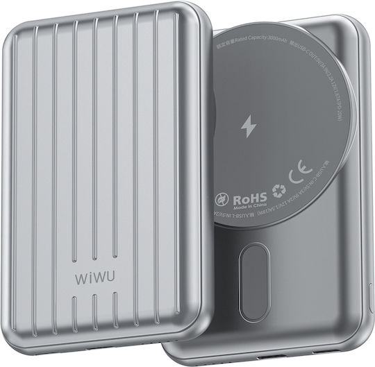 Wiwu PP02 MagSafe Power Bank 5000mAh 20W Μαύρο