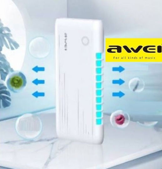 Awei P18K Power Bank 6000mAh mit 2 USB-A Anschlüssen Schwarz