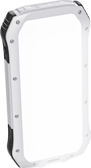 Boompods Neutron Ηλιακό Power Bank 10000mAh με 2 Θύρες USB-A Λευκό