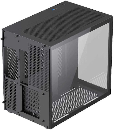 GameMax Infinity Gaming Midi Tower Κουτί Υπολογιστή με Πλαϊνό Παράθυρο Μαύρο