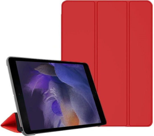 Tri-Fold Flip Cover Rote Tablet Hülle für Galaxy Tab A8