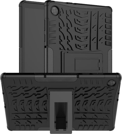 Задна Корица С Текстура На Гума Издръжлива Черна (Lenovo Tab M10 Plus 10.3")