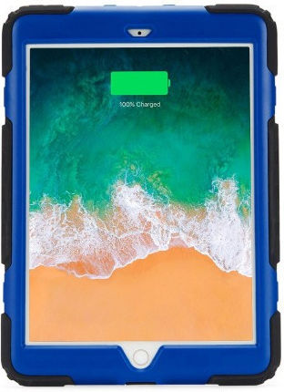 Griffin Survivor All-Terrain Rugged Back Cover Black for iPad 2017/2018 9.7"
