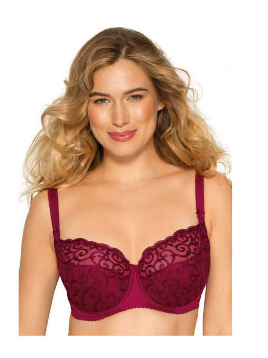 Gaia Semi Soft Goldie Bra Red