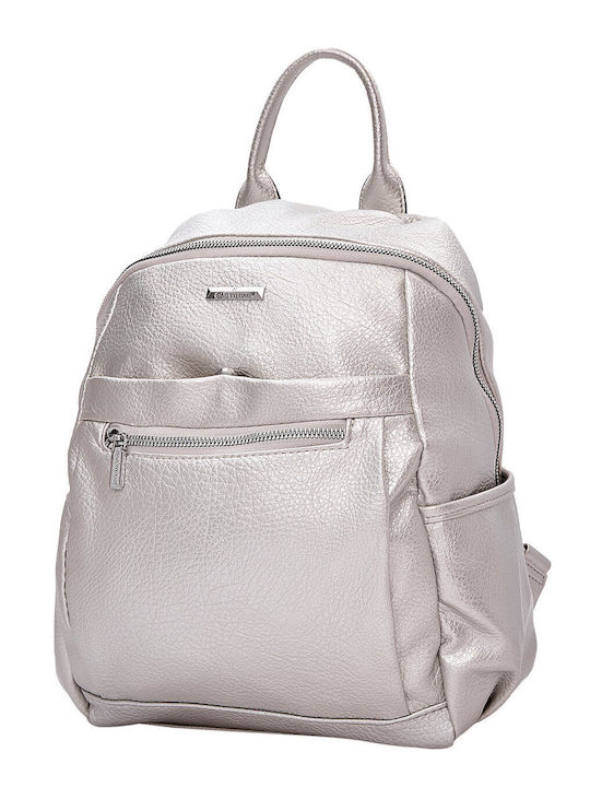 Bag to Bag Damen Tasche Rucksack Silber