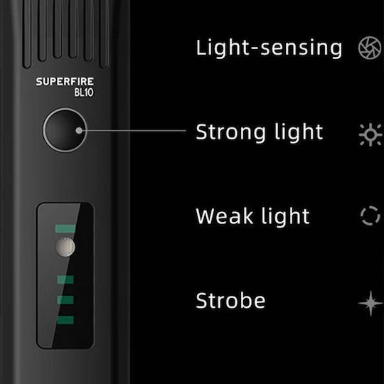 Superfire Bike Flashlight Bl10, Usb 6956362995574