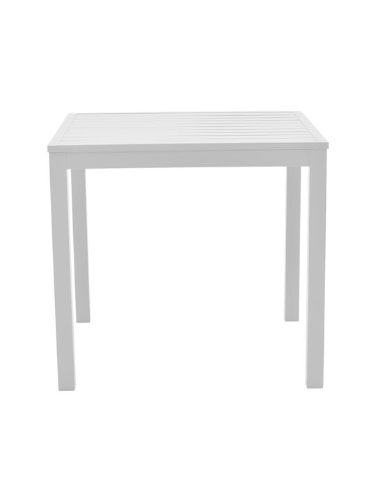 Kliton Azelie Dining Room Set for Small Outdoor Spaces 3 Pieces White