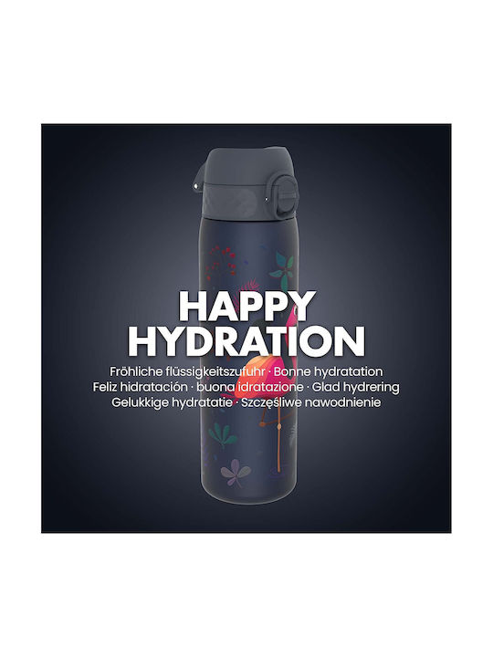 Ion8 Slim Water Bottle Plastic 500ml Multicolour