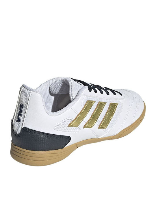 Super Sala 2 Kids Indoor Soccer Shoes White
