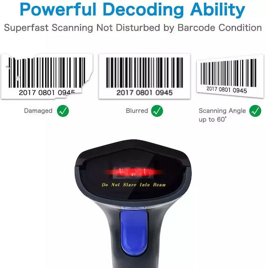 Netum Scanner Χειρός Ενσύρματο