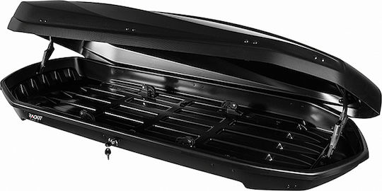 Auto Gs Car Roof Box with Double Opening and 480lt Capacity Black