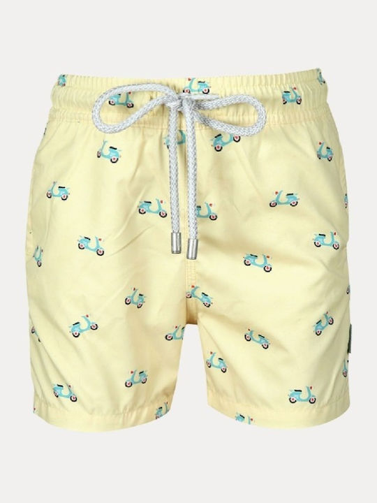 John Frank Vespa Costum de baie pentru copii Pantaloni scurți de înot Galben